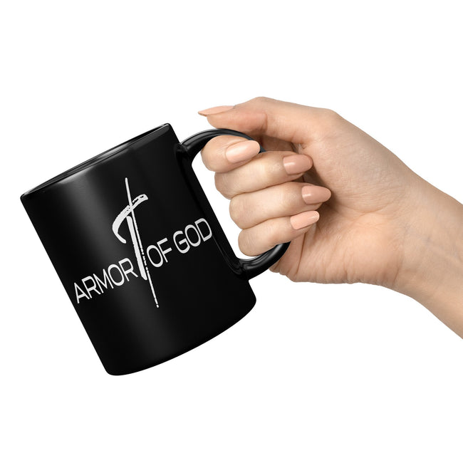 Armor of God 11oz Ceramic Mug - Black